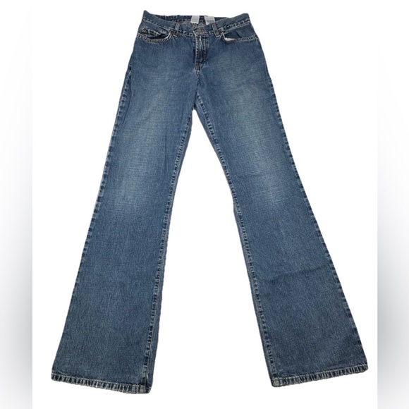 Lucky Brand Denim - VTG Lucky Brand Sz 10 Peanut Pant Lower Rise Long Flare Women’s Jeans USA 90s